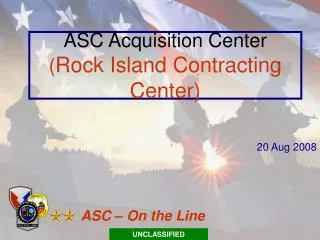 ASC Acquisition Center ( Rock Island Contracting Center)