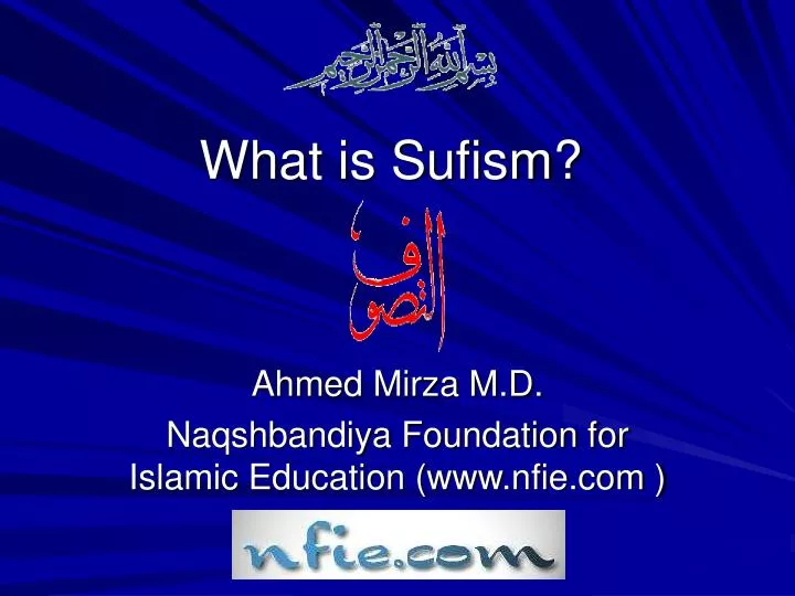 what is sufism