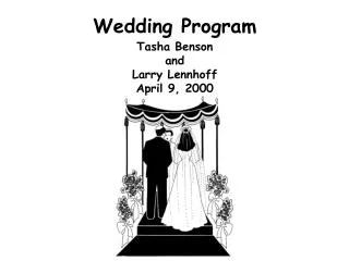 Wedding Program