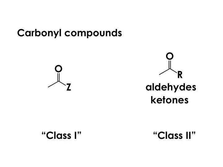 carbonyl compounds