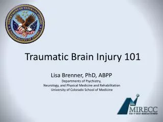Traumatic Brain Injury 101