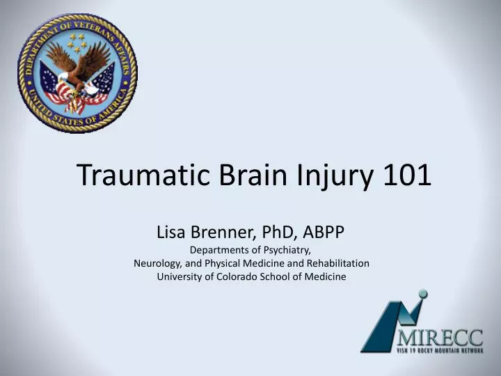 traumatic brain injury 101