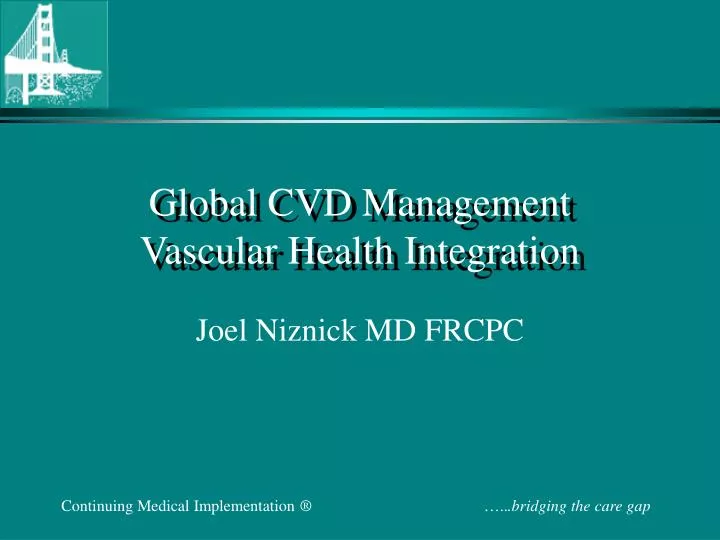 global cvd management vascular health integration