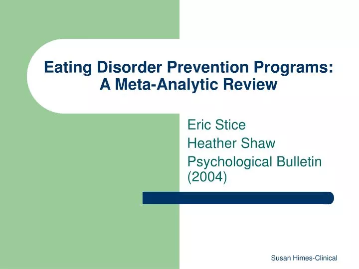eating disorder prevention programs a meta analytic review