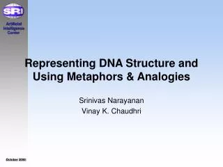 Representing DNA Structure and Using Metaphors &amp; Analogies