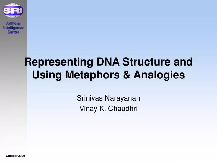 representing dna structure and using metaphors analogies