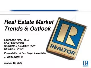 Real Estate Market Trends &amp; Outlook