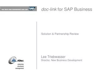 doc-link for SAP Business