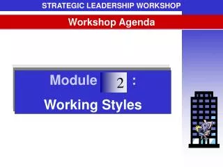 STRATEGIC LEADERSHIP WORKSHOP