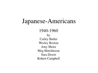 japanese americans