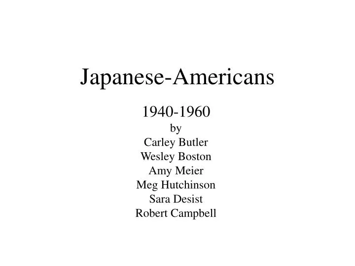 japanese americans