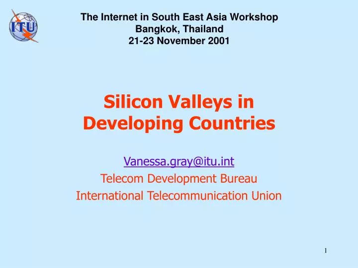 silicon valleys in developing countries