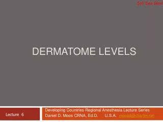 Dermatome Levels