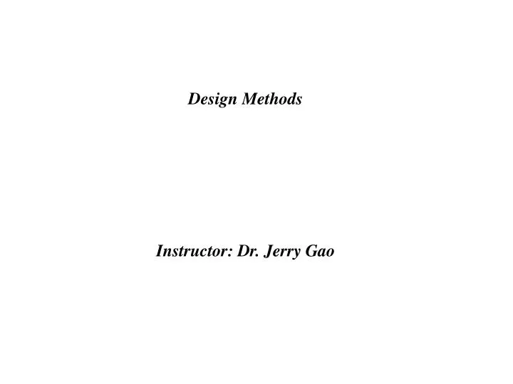 design methods
