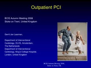 Outpatient PCI