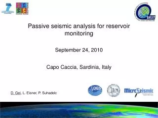 Passive seismic analysis for reservoir monitoring