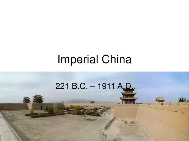 imperial china