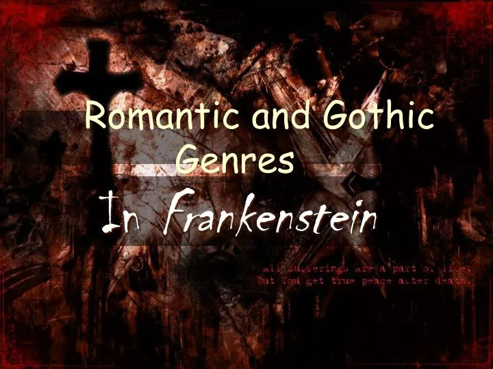 romantic and gothic genres