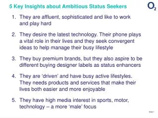 5 Key Insights about Ambitious Status Seekers