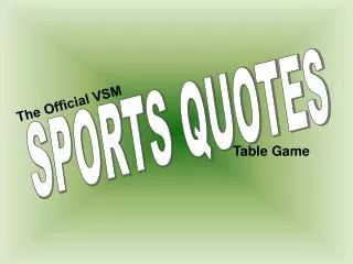 SPORTS QUOTES