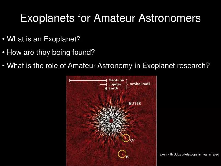 exoplanets for amateur astronomers
