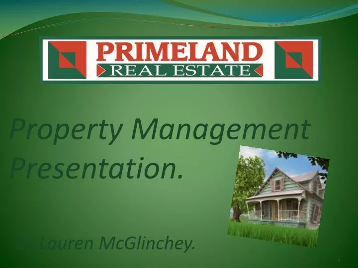 property management presentation