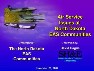Air Service Issues at North Dakota EAS Communities