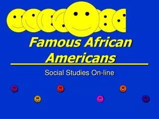 Famous African Americans