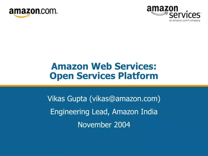 amazon web services open services platform