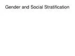 Gender and Social Stratification - slide 1