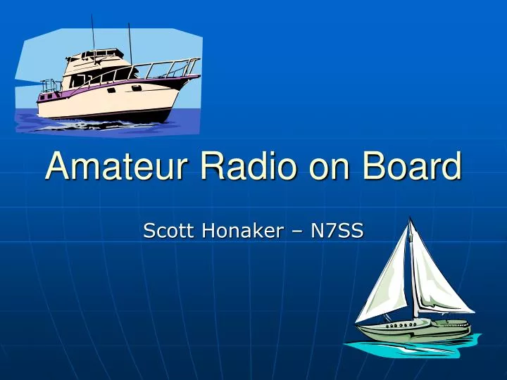 amateur radio on board