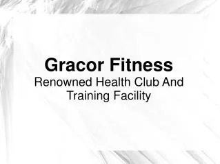 Gracor Fitness