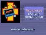 MEGAPULSE BATTERY CONDITIONER - slide 1