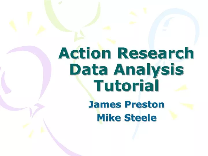 action research data analysis tutorial
