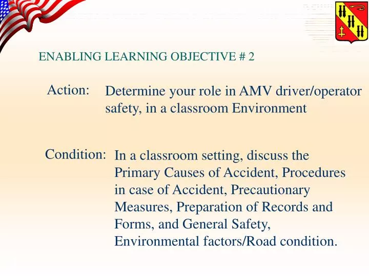 enabling learning objective 2