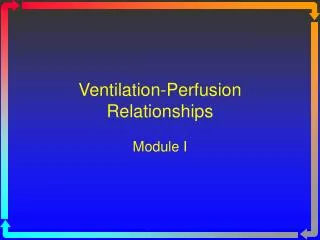 Ventilation-Perfusion Relationships