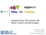 eBay .vs. Amazon - slide 1