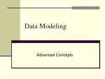 Data Modeling - slide 1