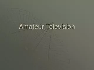 Amateur Television