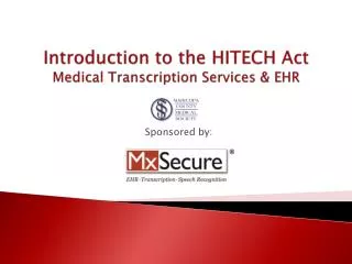 Medical Transcription Services - MxSecure