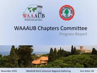 WAAAUB Chapters Committee