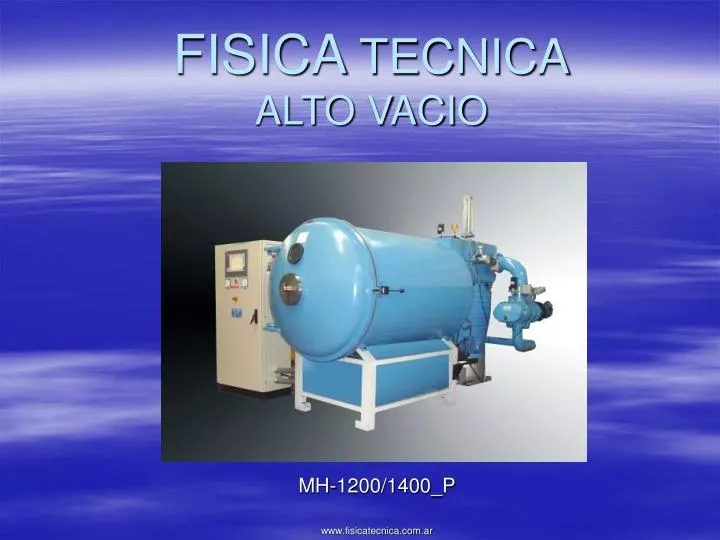 fisica tecnica alto vacio