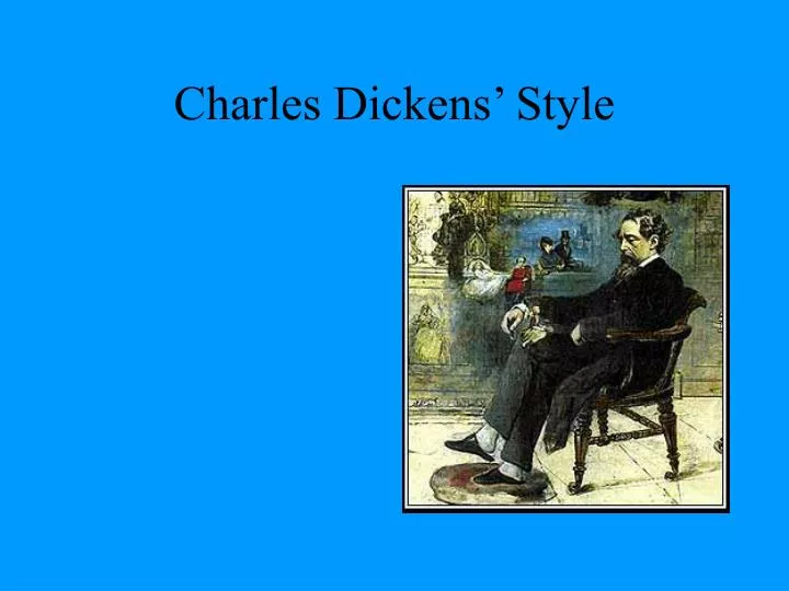 charles dickens style