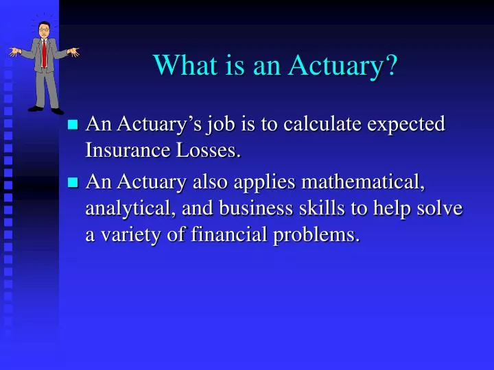 what is an actuary