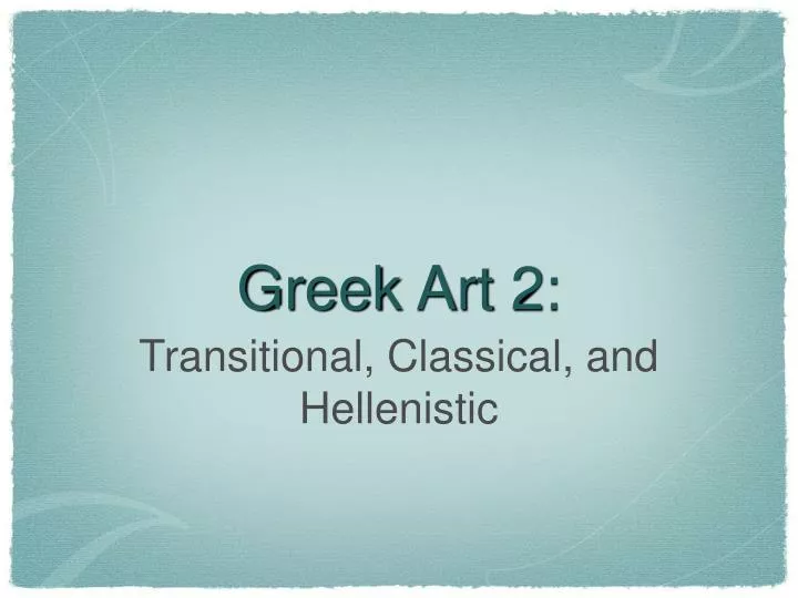 greek art 2