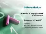 Differentiation - slide 1