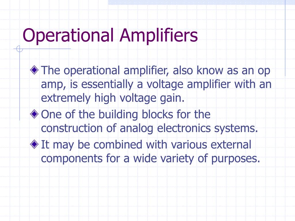 PPT - Operational Amplifiers PowerPoint Presentation, free download ...