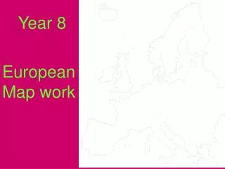 European Map work