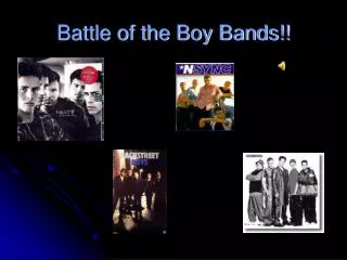 Battle of the Boy Bands!!
