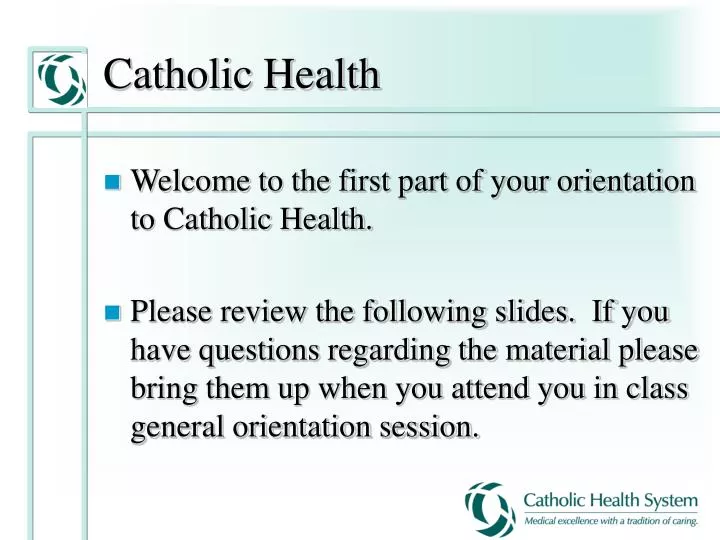 catholic health